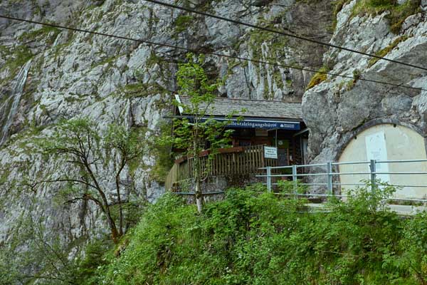 Eingangshütte Höllentalklamm